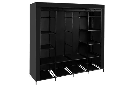 Dulap pliabil din material textil – 170 × 170 × 42 cm