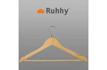 Umerașe din lemn pentru îmbrăcăminte – set de 10 bucăți