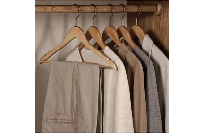 Umerașe din lemn pentru îmbrăcăminte – set de 10 bucăți