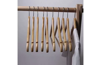 Umerașe din lemn pentru îmbrăcăminte – set de 10 bucăți