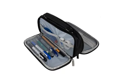 Etui școlar - penar negru cu mânere