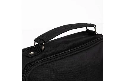 Etui școlar - penar negru cu mânere