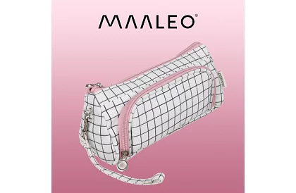 Etui școlar - penar cu carouri