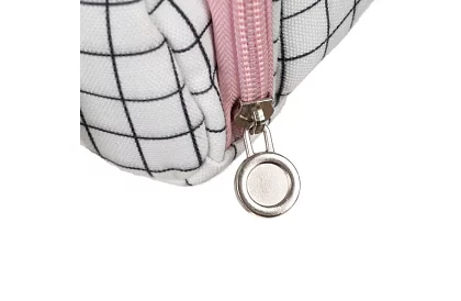 Etui școlar - penar cu carouri