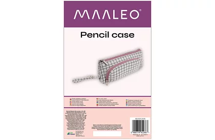 Etui școlar - penar cu carouri