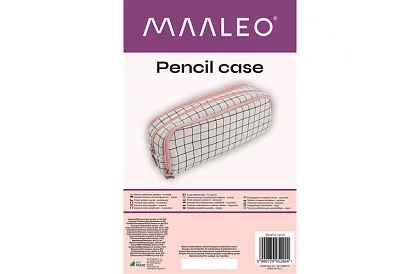 Cutie de școală extensibilă - penar în carouri