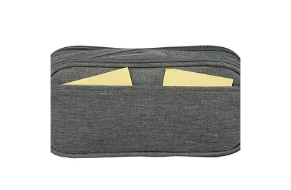 Cutie școlară extensibilă - penar gri