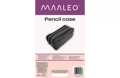 Cutie școlară extensibilă - penar gri