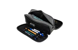 Cutie școlară extensibilă - penar gri