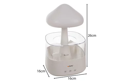Umidificator cu lampă de noapte cu LED cu efect de ploaie căzătoare