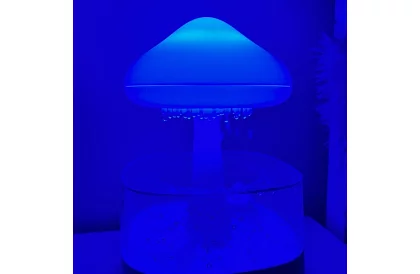 Umidificator cu lampă de noapte cu LED cu efect de ploaie căzătoare
