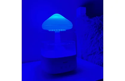 Umidificator cu lampă de noapte cu LED cu efect de ploaie căzătoare
