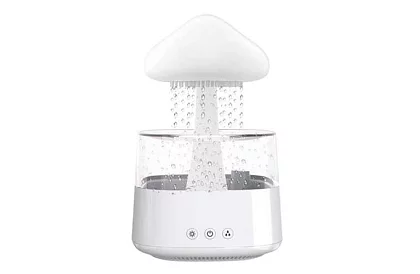 Umidificator cu lampă de noapte cu LED cu efect de ploaie căzătoare
