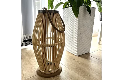 Lanterne din bambus - suport pentru lumânări 23 x 40 cm