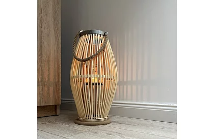 Lanterne din bambus - suport pentru lumânări 23 x 40 cm