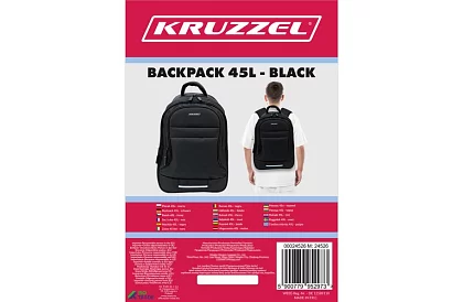 Rucsac cu o capacitate de 45 de litri – negru