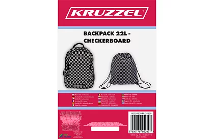 Rucsac cu o capacitate de 22 de litri – tablă de șah