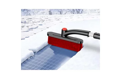 Răzătoare telescopică pentru feronerie cu perie pentru zăpadă