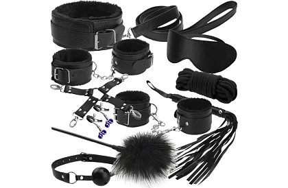 Set de accesorii erotice - negru