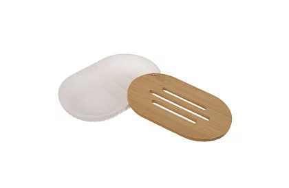 Accesorii pentru baie - set alb de 6 bucăți