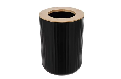 Accesorii pentru baie - set negru de 6 piese