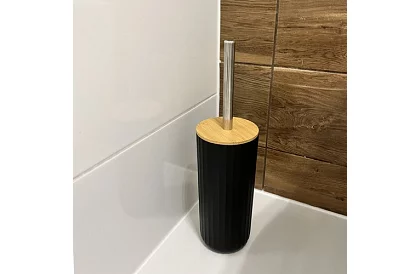 Accesorii pentru baie - set negru de 6 piese