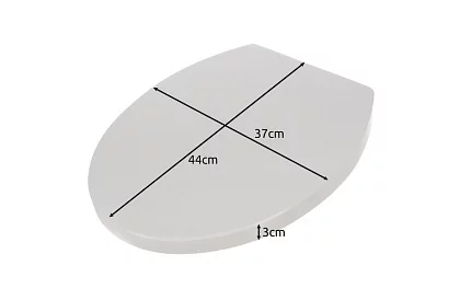 WC capac cu închidere lentă