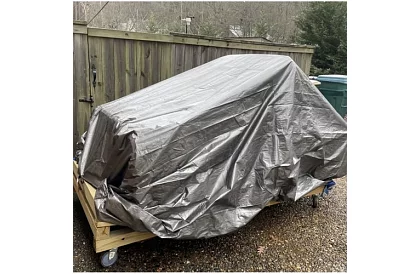 Cearceaf de protecție cu ochi - 3 x 4 metri