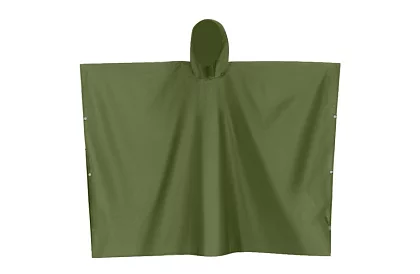 Poncho impermeabil pentru ploaie - verde