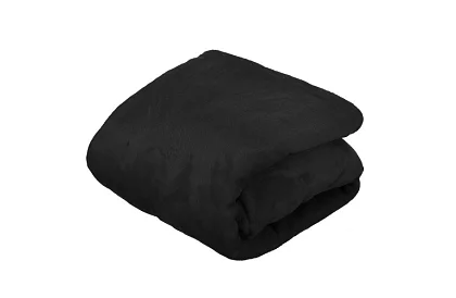 Mare pulover oversized - pătură neagră