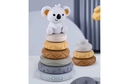 Blocuri senzoriale moi pentru copii – set de 12 buc + ursuleț Koala