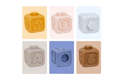 Blocuri senzoriale moi pentru copii – set de 12 buc + ursuleț Koala