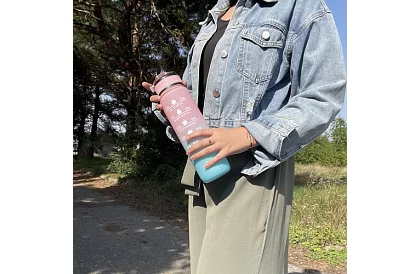 Sticlă motivațională pentru băut - 1 litru