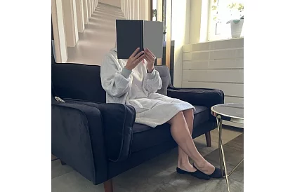 Mărimea oversize hanorac - pătură gri