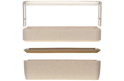 Cutie de prânz cu tacâmuri - cutie de prânz 750ml