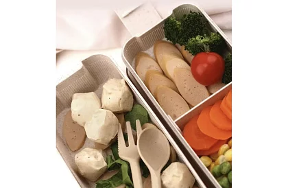 Cutie de prânz cu tacâmuri - cutie de prânz 750ml