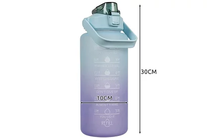 Sticlă mare de apă motivațională 2000 ml