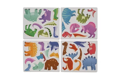 Cartea puzzle magnetică - Dinozaur