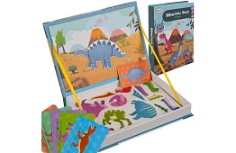 Cartea puzzle magnetică - Dinozaur