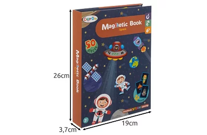 Carte puzzle magnetică - univers