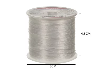 Guma transparentă pentru fabricarea brățărilor - 40 m