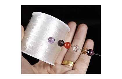 Guma transparentă pentru fabricarea brățărilor - 40 m