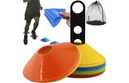 Conuri de antrenament colorate – 50 bucăți