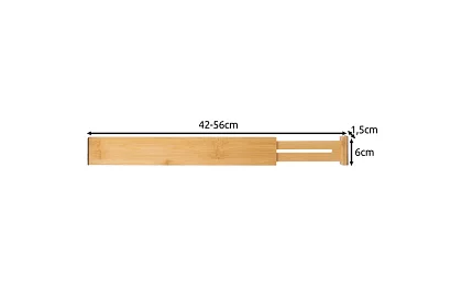 Organizatoare ajustabile pentru sertare — set de 4 bucăți