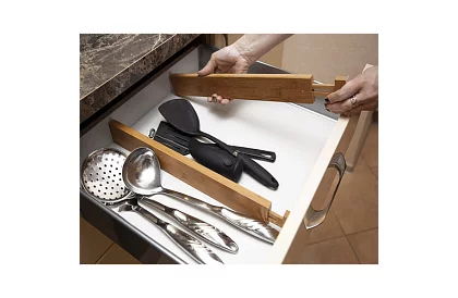 Organizatoare ajustabile pentru sertare — set de 4 bucăți