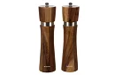 Măcinile manuale din lemn de acacia pentru condimente - set de 2 bucăți