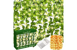 Ivy artificial cu iluminare LED - lungime 25m