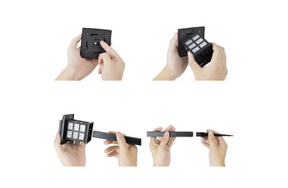 Lămpi de grădină solare – felinare 6 bucăți în set