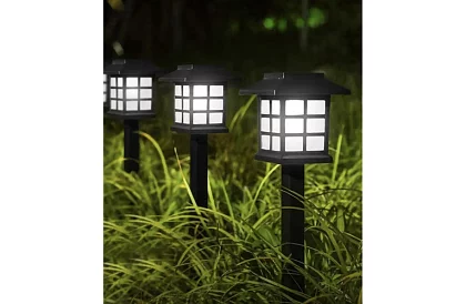 Lămpi de grădină solare – felinare 6 bucăți în set