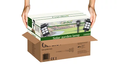 Lămpi de grădină solare – felinare 6 bucăți în set